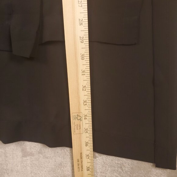 H&M High Low, Sheer Black, V neck shirt, Women's size 4 - Picture 6 of 11